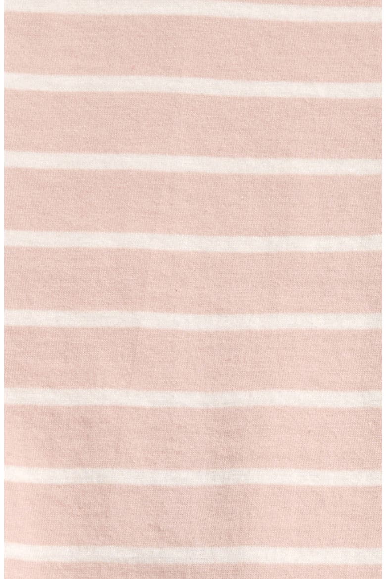 Stripe Organic Cotton Top & Pants Set, Alternate, color, PINK LOTUS STRIPE