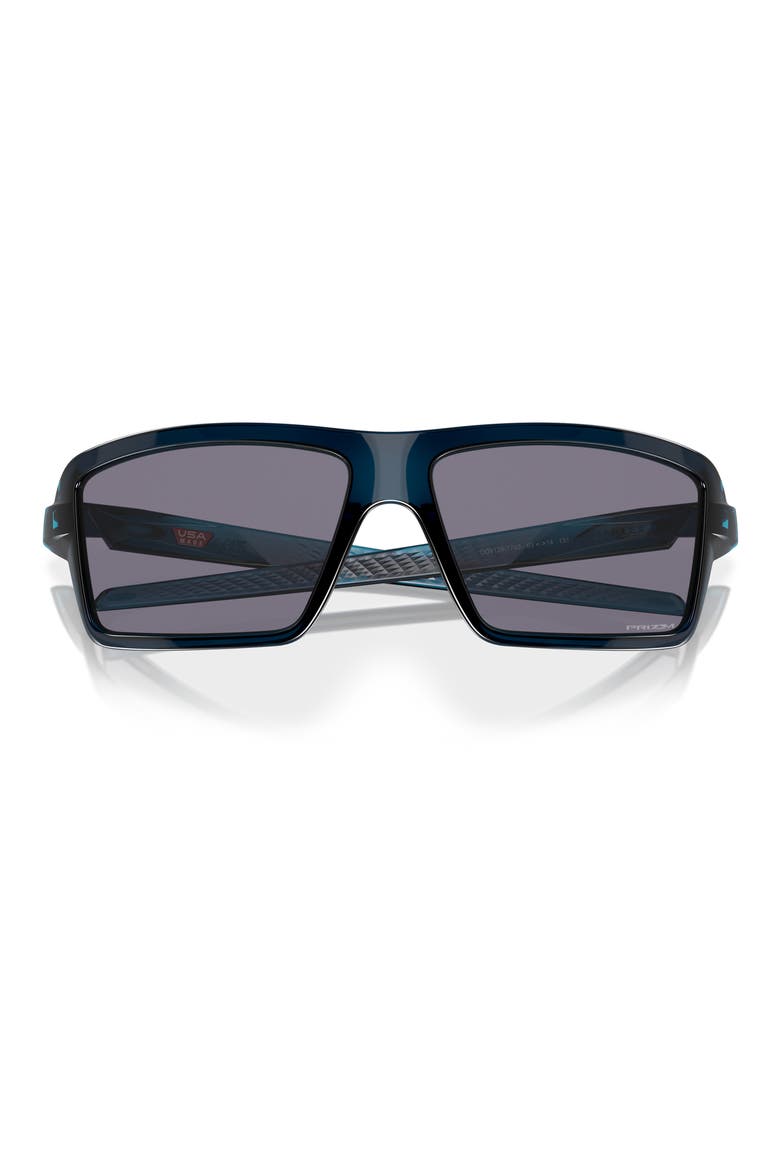 Cables 63mm Prizm™ Oversize Rectangular Sunglasses, Alternate, color, GREY BLUE