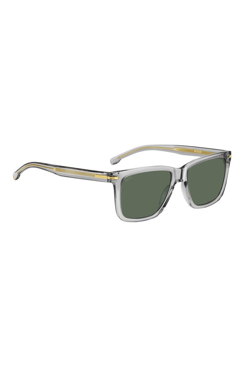 55mm Square Sunglasses, Alternate, color, GREY