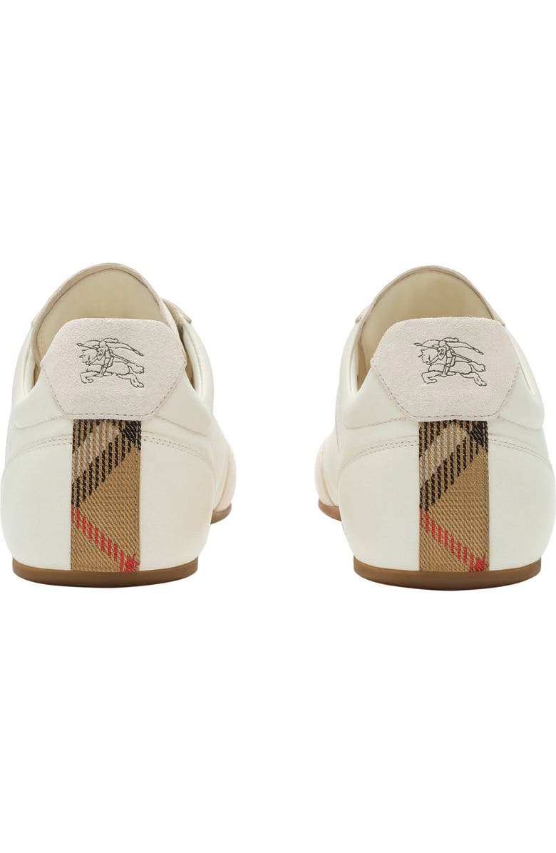 Burberry Equestrian Knight Design Runner Sneaker, Alternate, color, Dove Beige