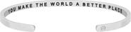 Mantra You Make The World A Better Place bracelet