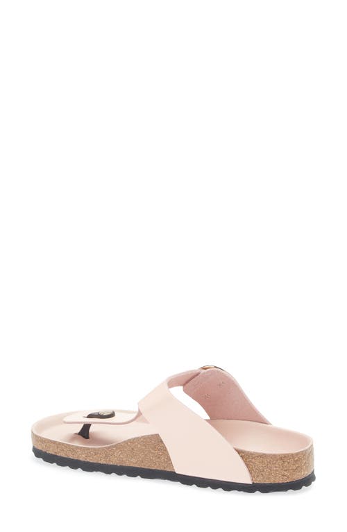 Birkenstock Gizeh Big Buckle Slide Sandal In Light Rose