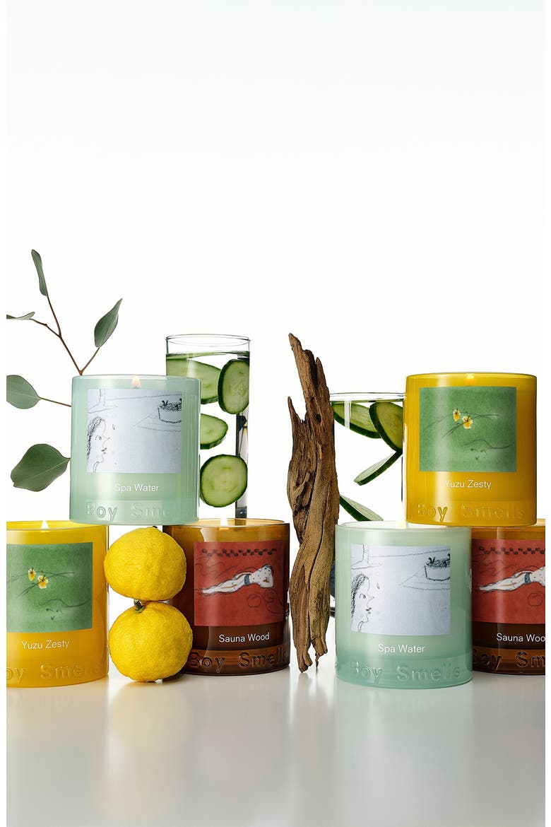 Sauna Wood Candle, Alternate, color, NO COLOR