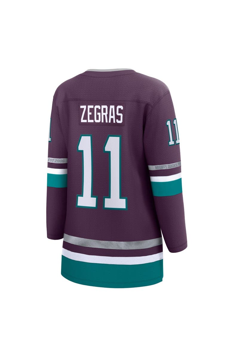FANATICS Women's Fanatics Trevor Zegras Purple Anaheim Ducks Alternate Premier Breakaway Player Jersey, Alternate, color,