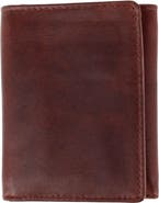 Trafalgar Tennyson Tri-Fold Genuine Leather Wallet with ID Window