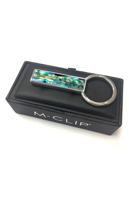 M Clip M-clip® Abalone Key Chain In Multi