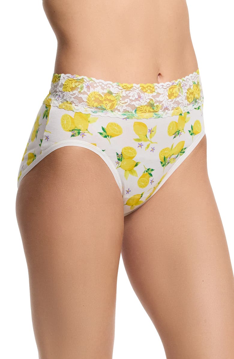 Hanky Panky Print Supima<sup>®</sup> Cotton French Briefs, Alternate, color,
