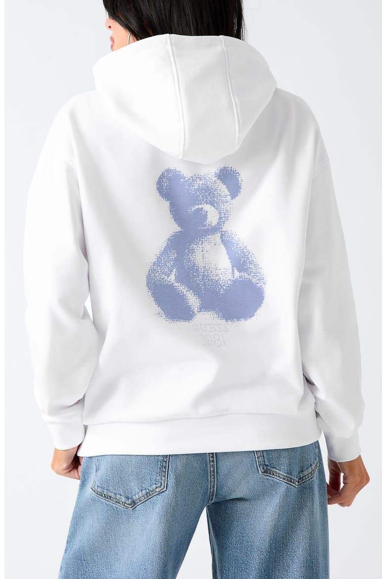 Bear Hoodie, Alternate, color, WHITE MULTI