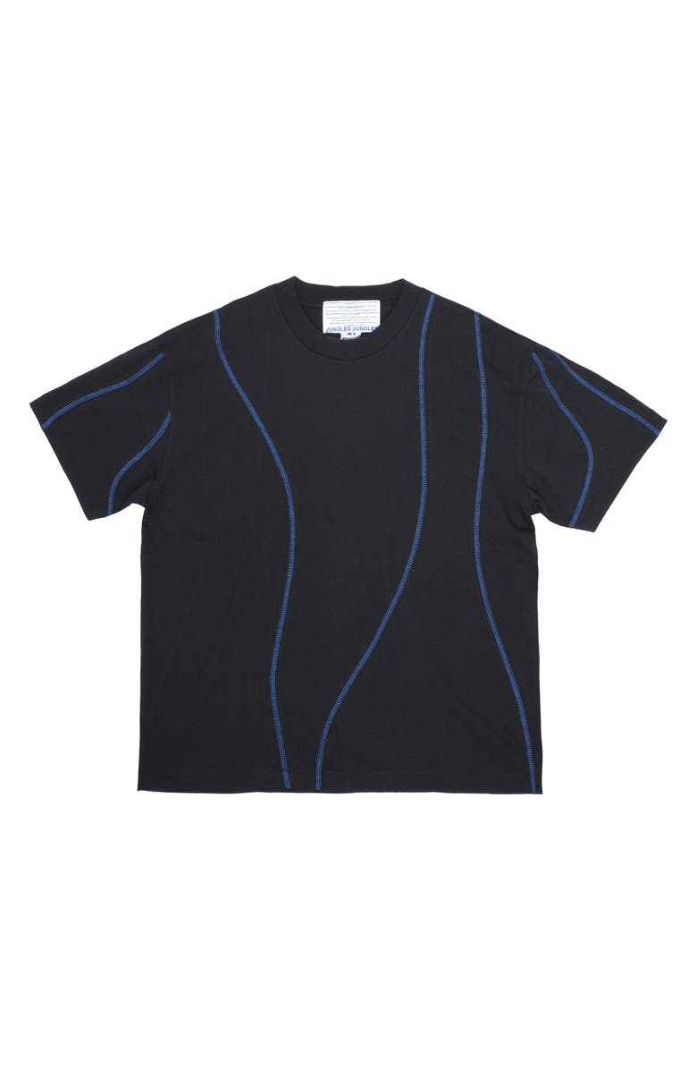 JUNGLES Overlock Stitch T-Shirt, Main, color, 