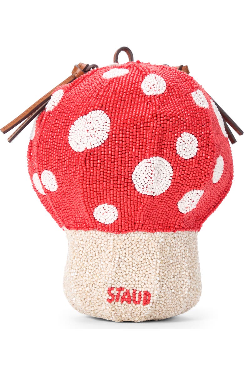 STAUD Shroom Beaded Bag, Alternate, color, Mushroom