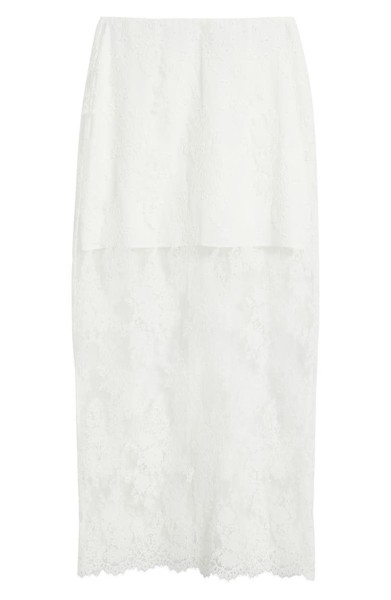 Hill House Home The Olympia Lace Maxi Skirt, Alternate, color, White