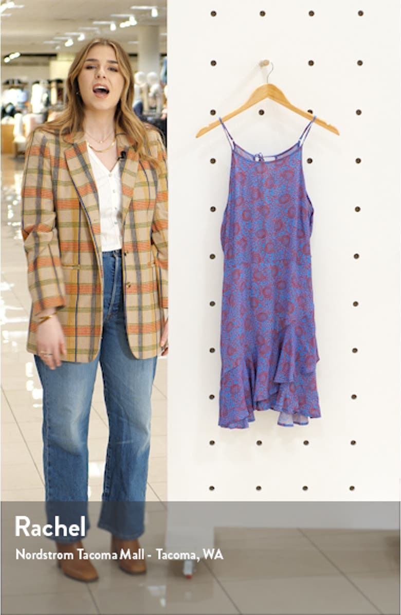 Eliat Print Ruffle Hem Dress, sales video thumbnail