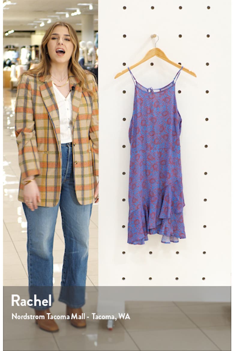 Eliat Print Ruffle Hem Dress video