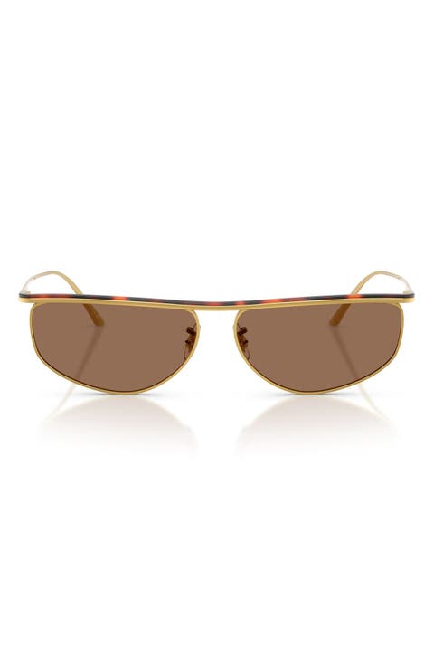 x KHAITE 59mm Oval Sunglasses