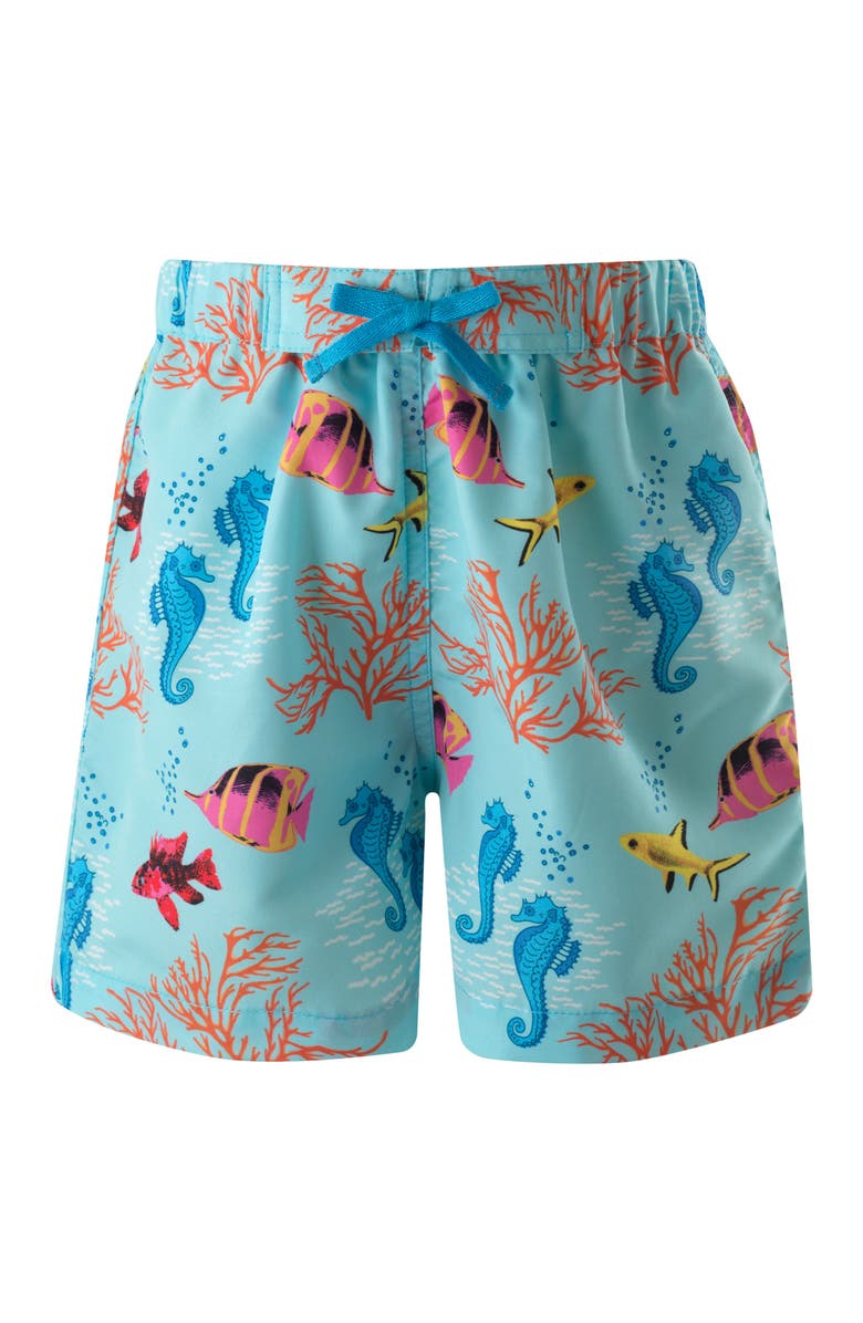 Rachel Riley Coral Reef Swim Trunks, Main, color, 