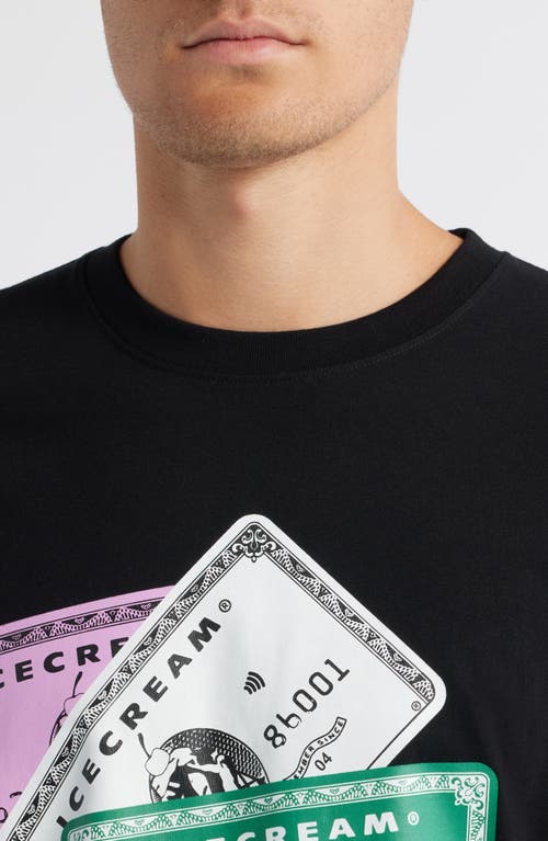 Icecream Choice Graphic T-shirt In Black