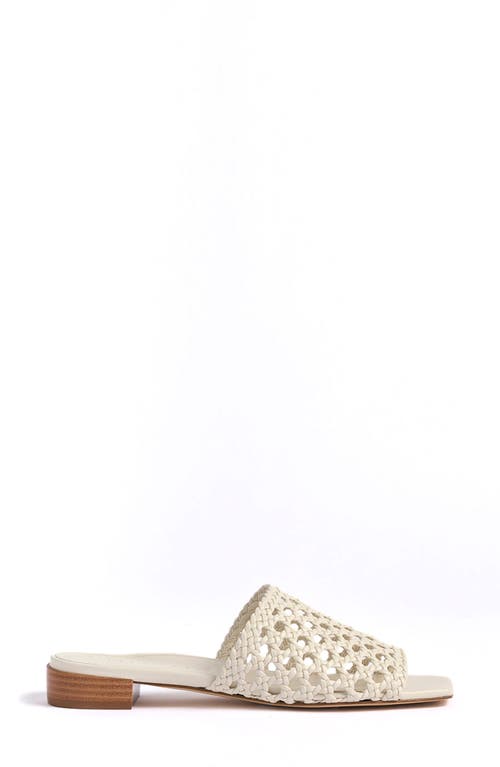 Marion Parke Sabrina Slide Sandal In Ivory