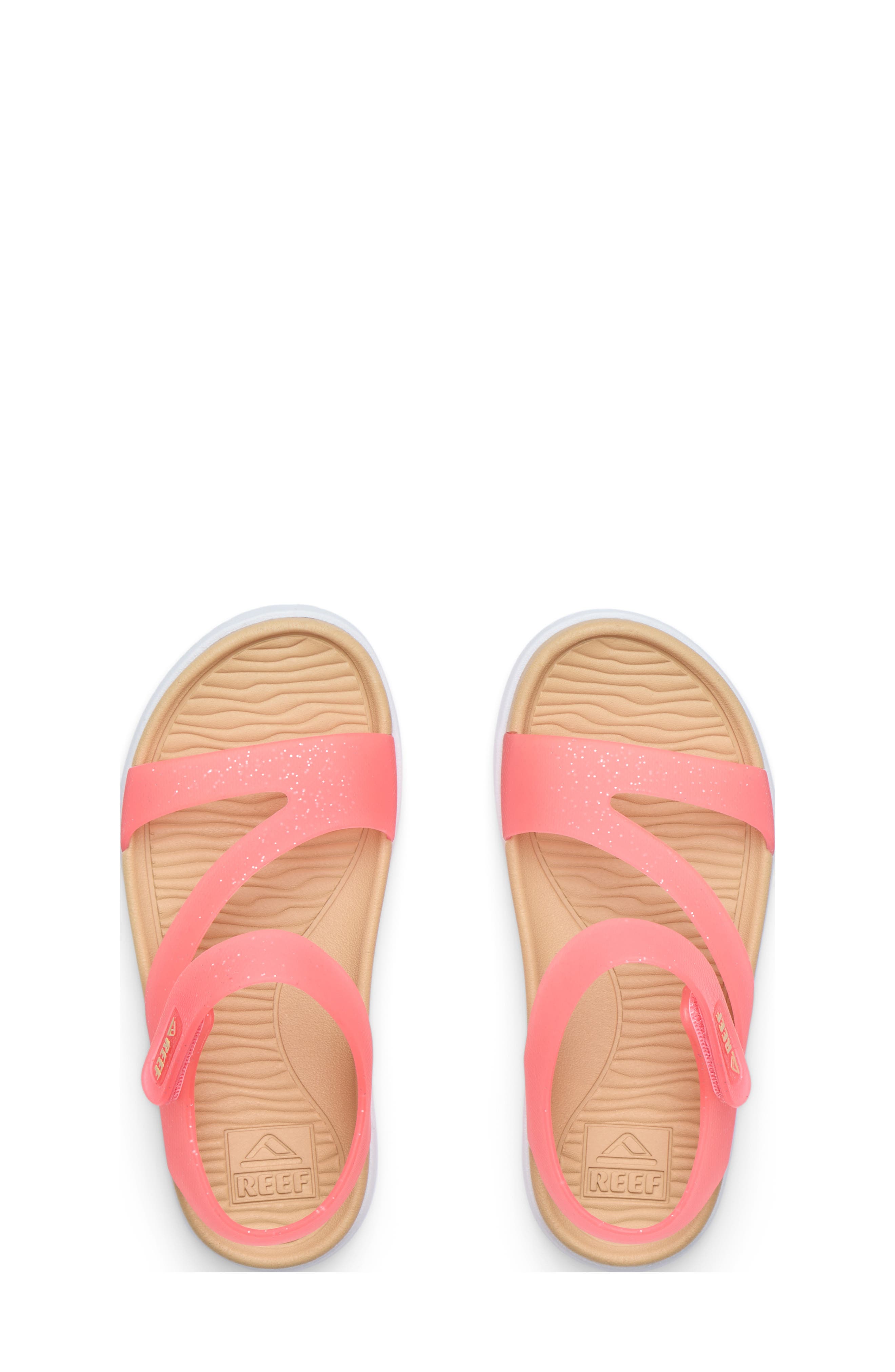 Reef Kids' Little Cali Coastin Sandal, Alternate, color, Glitter Pink