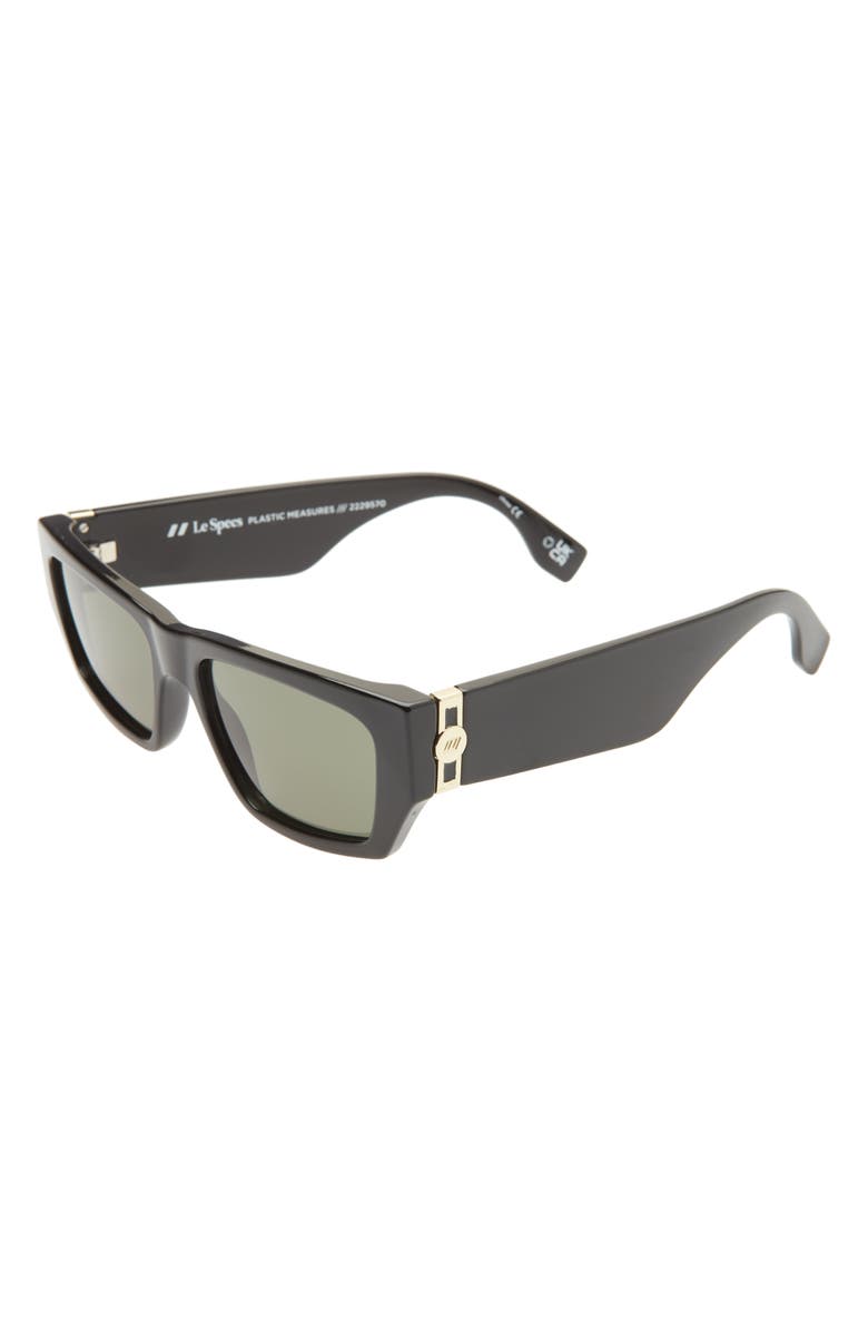Le Specs Measures 55mm Rectangular Sunglasses, Alternate, color,
