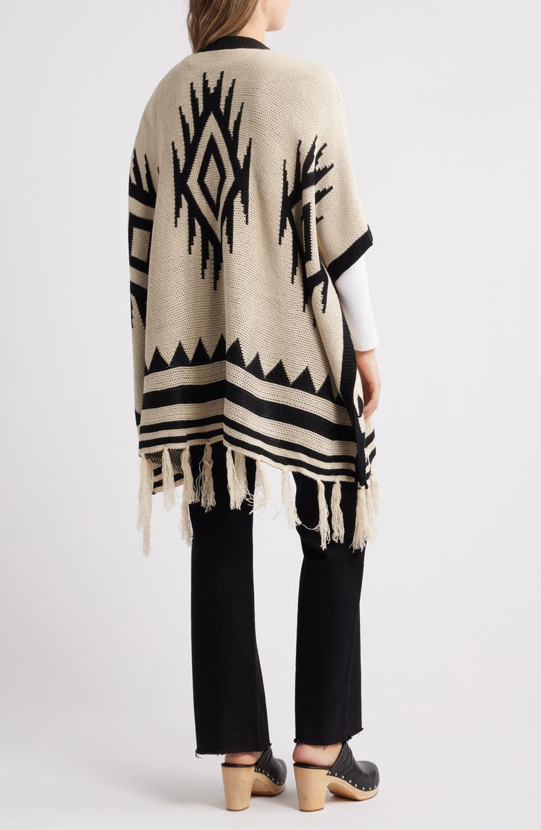 NIKKI LUND Azny Cotton Blend Ruana, Alternate, color, 