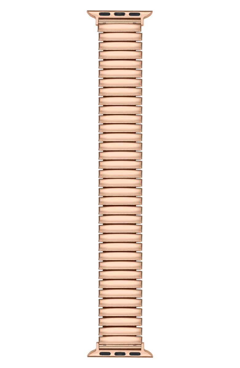 The Posh Tech Slink 42mm Apple Watch<sup>®</sup> Stretch Watchband, Main, color, Rose Gold