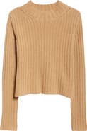Max Mara Aloa Wool & Cashmere Funnel Neck Sweater
