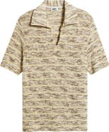 KROST Marled Knit Cotton Blend Polo