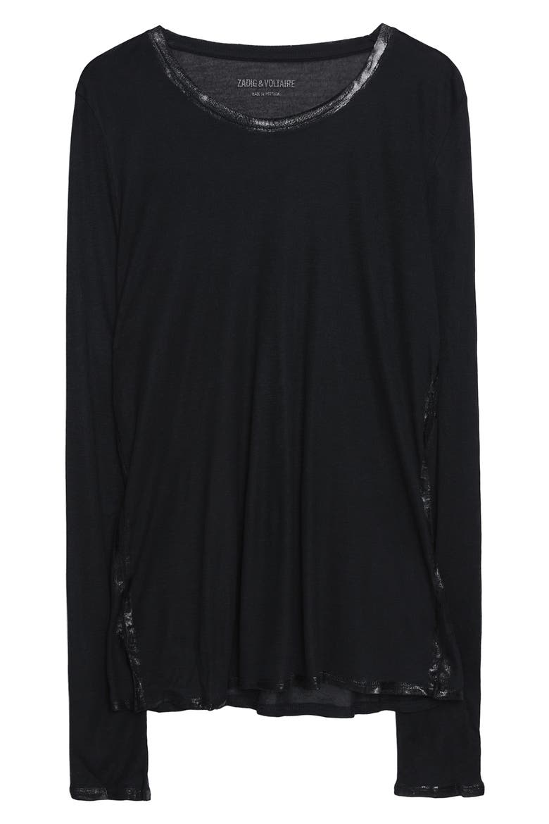 Willy Foil Tee, Alternate, color, BLACK