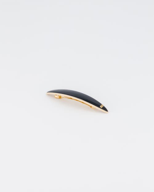 Alexandre De Paris Acetate Panama Barette In Black