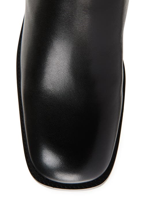Jeffrey Campbell Vinyl Over The Knee Boot In Black