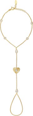 SHYMI Fluted Heart Hand Chain