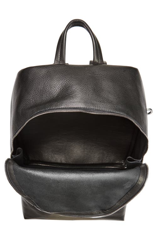 Rick Owens Zaino Leather Backpack In Black