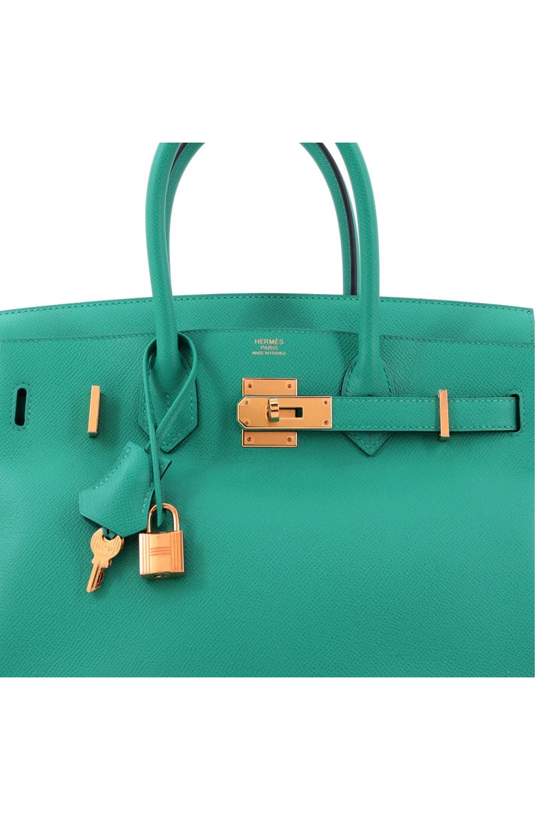 Pre-Owned Hermes Birkin Handbag Green Epsom with Gold Hardware 30, Alternate, color, Vert Verone