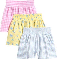 NEXT Kids' Assorted 3-Pack Cotton Shorts
