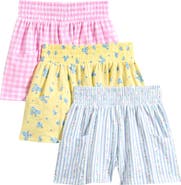 NEXT Kids' Assorted 3-Pack Cotton Shorts
