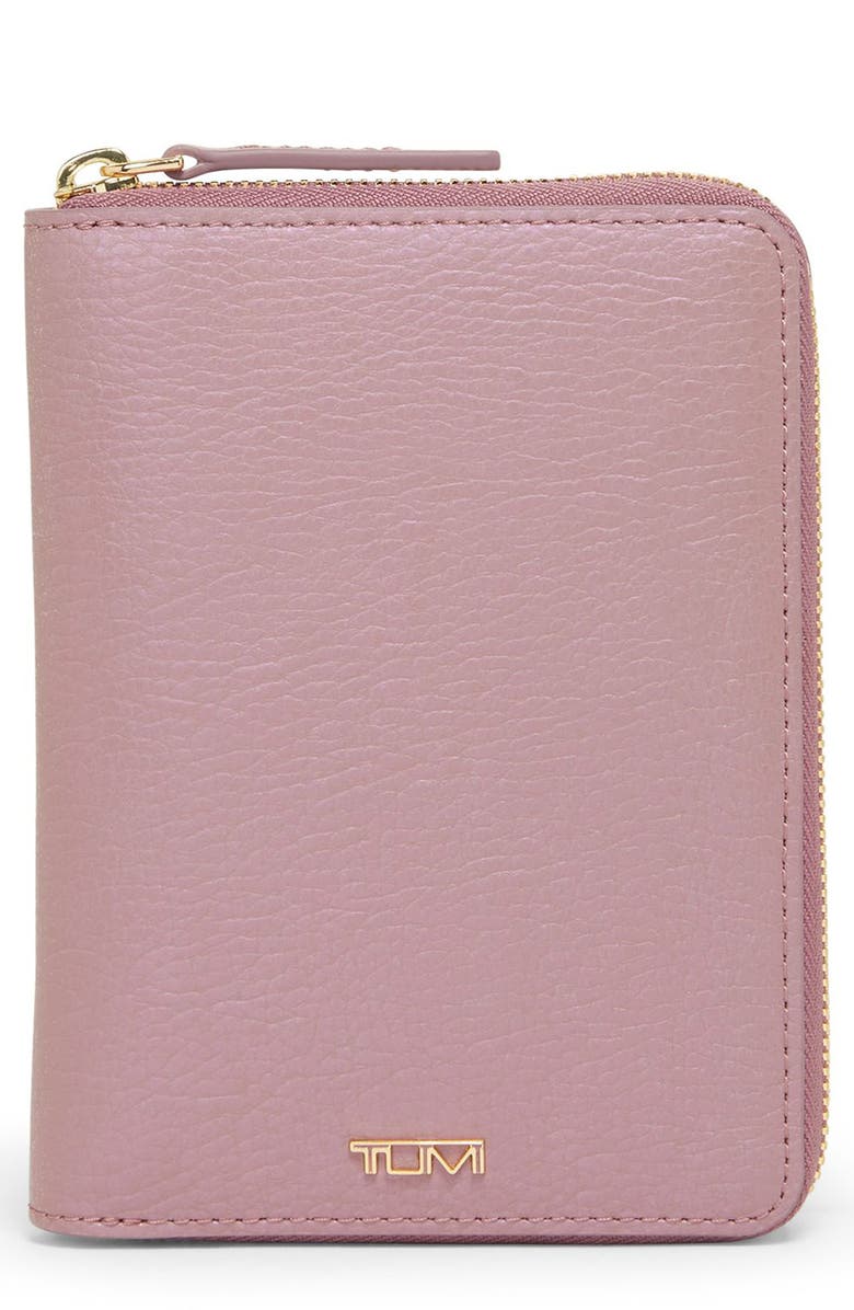 TUMI Leather Passport Case, Main, color, 