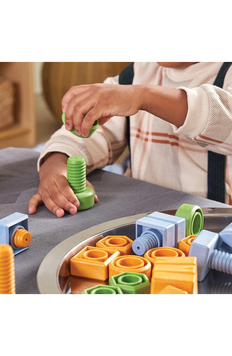 Kaplan Early Learning Company Twisty Tools Nuts and Bolts Set - 84 Pieces, Alternate, color, Multicolored