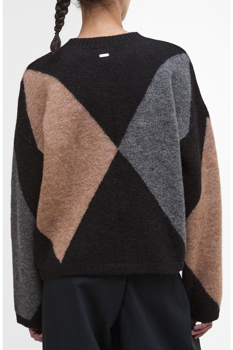 Sabrina Colorblock Wool Blend Crewneck Sweater, Alternate, color, MULTI
