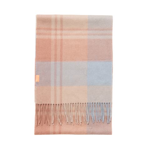 Plaid Cashmere Scarf