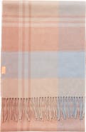 Lost Pattern Plaid Cashmere Scarf