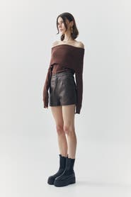 ATS Wren Short Leather Pants