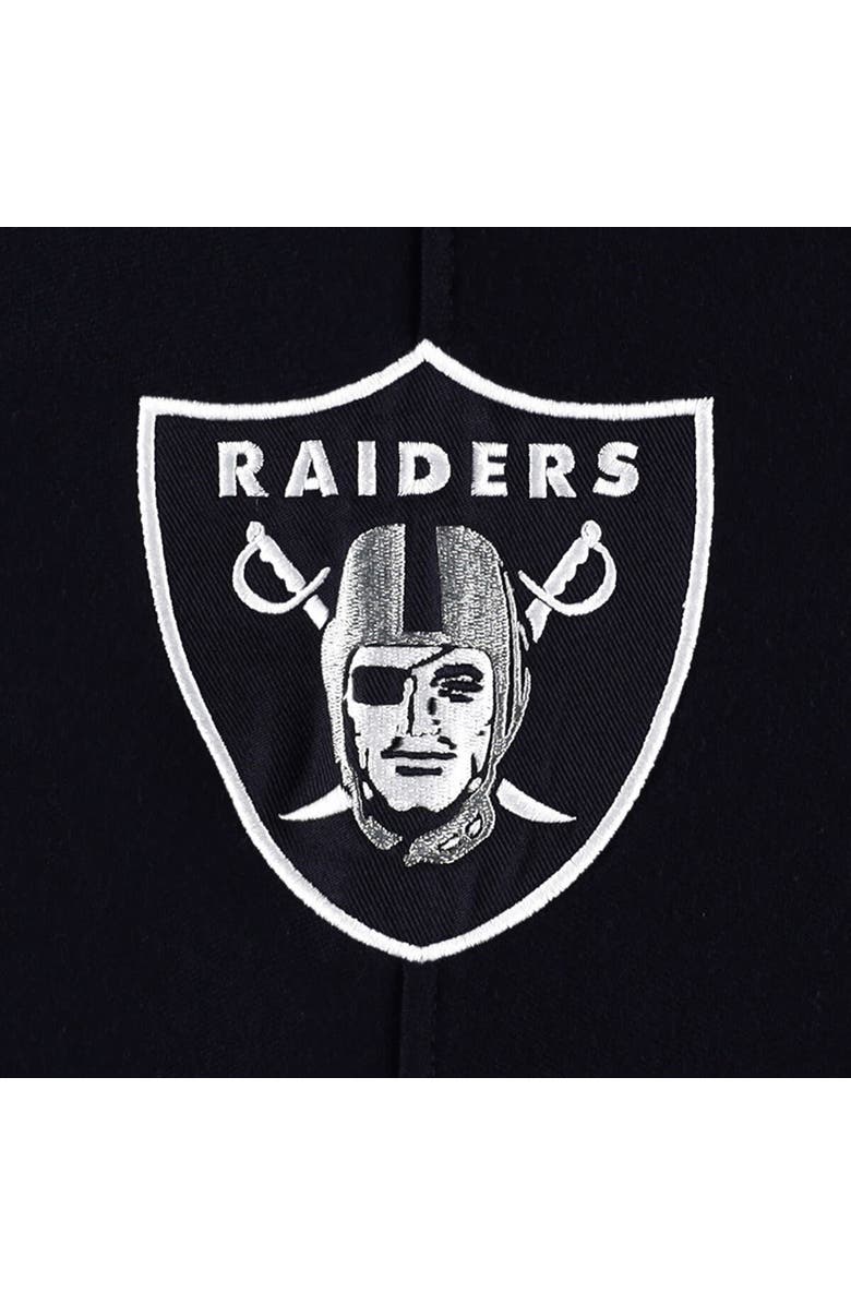 '47 Men's '47 Las Vegas Raiders Heather Gray Gridiron Lace-Up Pullover Hoodie, Alternate, color, Gray