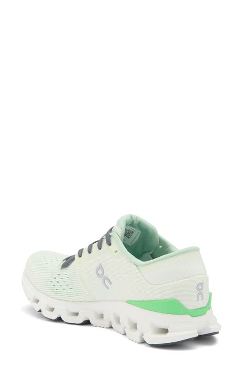 On Cloud X 4 Sneakers In Aloe/heydew