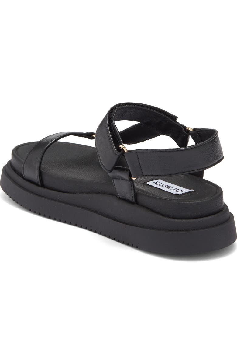 Steve Madden Matina Platform Sandal, Alternate, color, Black Leather