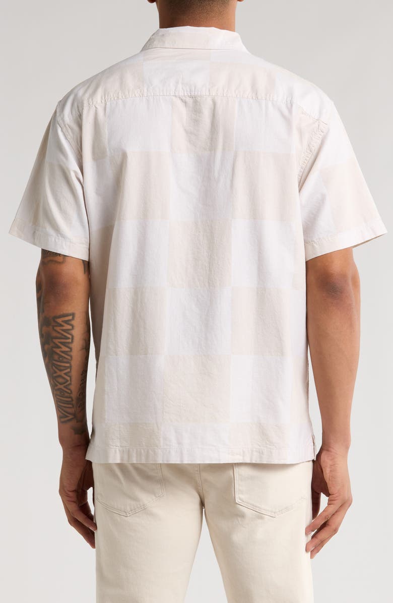Vans Kessler Checkerboard Short Sleeve Woven Button-Up Shirt, Alternate, color,