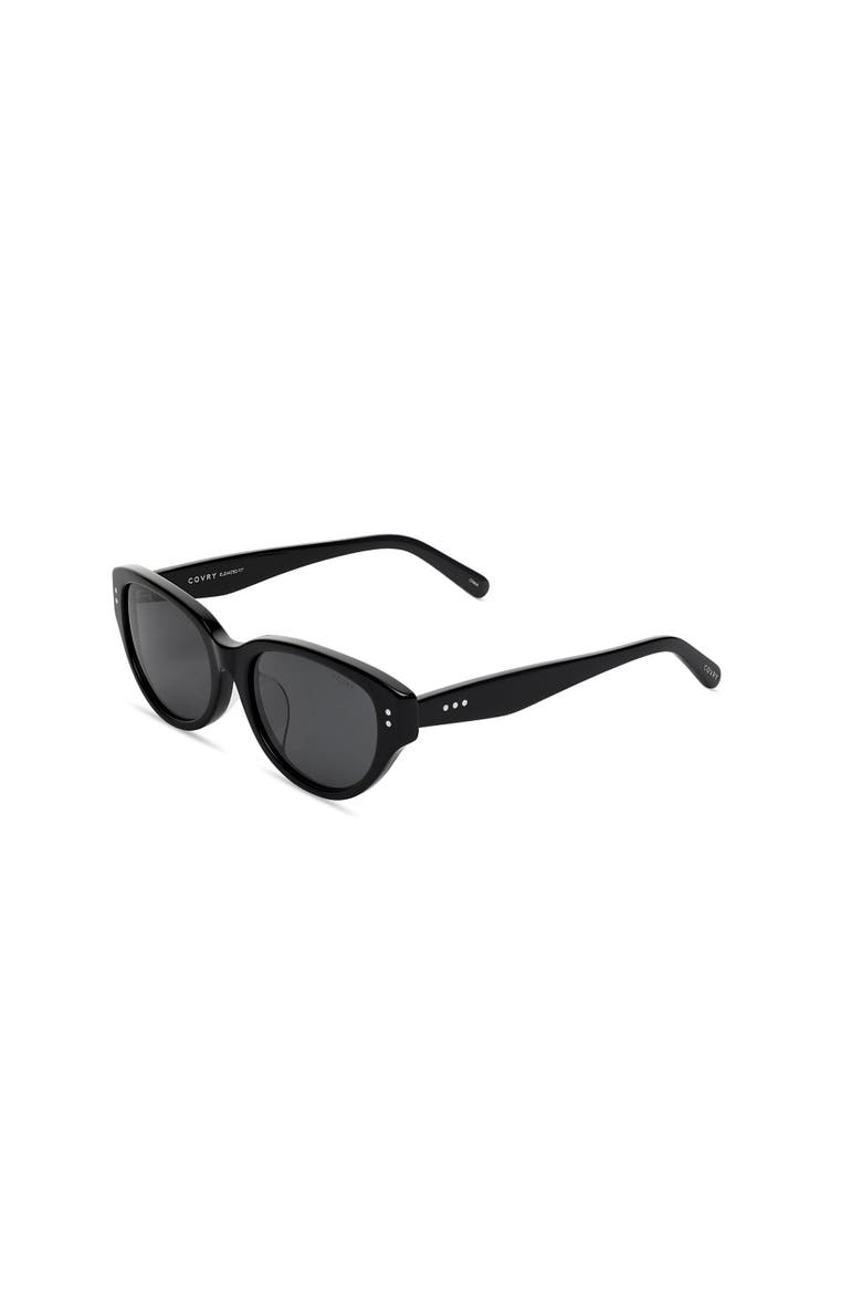 Nova Polarized Sunglasses, Alternate, color, Black