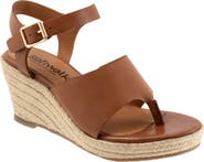 SoftWalk® Hilo Ankle Strap Espadrille Platform Wedge Sandal