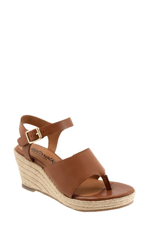 SOFTWALK SOFTWALK® HILO ANKLE STRAP ESPADRILLE PLATFORM WEDGE SANDAL 