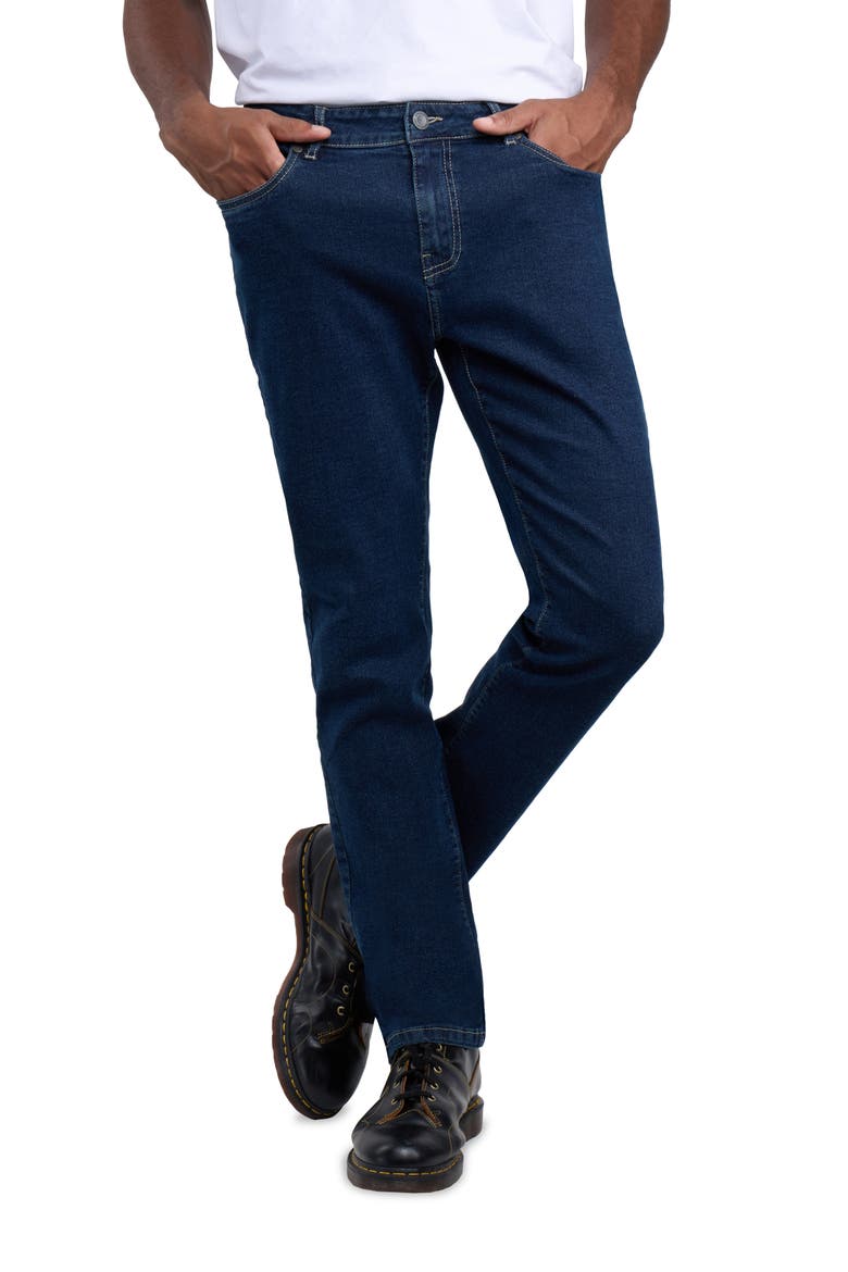 Super Soft Slim Fit Jeans, Alternate, color, MEDIUM BLUE TINT