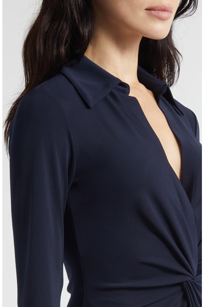 McKenna Matte Jersey Minidress, Alternate, color, NAVY
